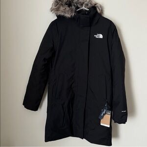 North Face Women’s Arctic Hooded Faux Fur Trim Parka (New)